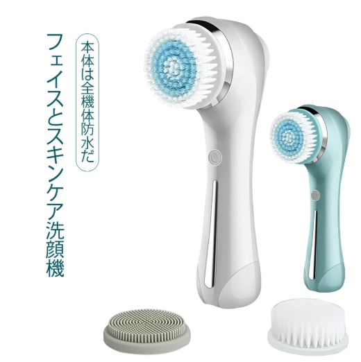 電動洗顔ブラシ 角質 黒ずみ 回転式 防水 毛穴すっきり 取替可能の洗顔ブラシヘッド イオンマッサージヘッド 洗顔ブラシ 美肌効果 美顔器美肌 毛穴 引き締め 毛穴の開きに電動多機能ビューティー 電動洗顔ブラシ 洗顔ブラシ