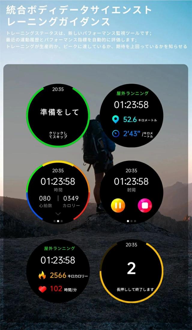 【10%超還元セレクト】スマートウォッチ 血圧測定 血糖値測定 心拍数 皮膚温度測定 1.35インチ大画面 日本製センサー 音声通話機能付き 血中酸素濃度 24時間健康管理 日本語説明書 IP67防水 iPhone/Android対応 ギフト_9