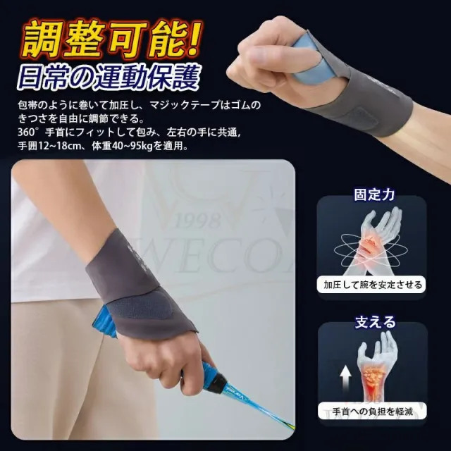 【大特価】手首サポーター 腱鞘炎 マッサージ器 手首保護 手首マッサージ インテリジェント 加熱ホットパッド 親指 固定 取り外し可能 手首捻挫マッサージガード ハンドマッサージャー コードレス ハンド プレゼント 敬老の日_8