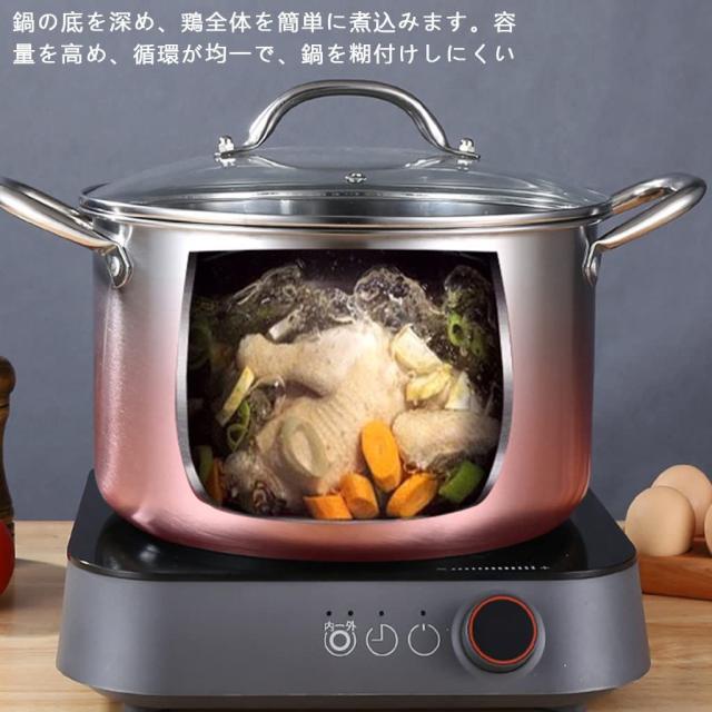 大特価】【10%超還元セレクト】鍋セット ih 鍋 両手鍋 カレー鍋 寸胴鍋 