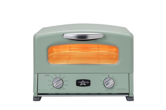 Aladdin アラジン グラファイト グリル&トースター 4枚焼き グリーン/ホワイト AGT-G13B(G)(W) おしゃれ インテリア 一人暮らし 新生活 電化製品 0.2秒発熱