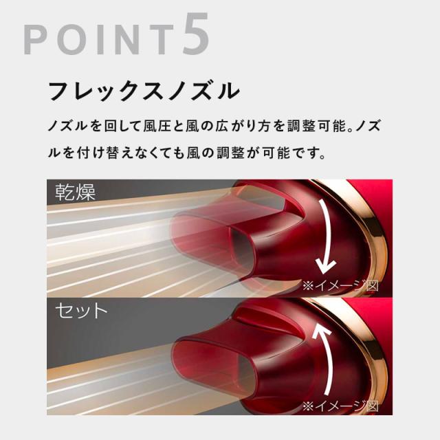 コイズミ ダブルファンドライヤー モンスター レッド ブラック