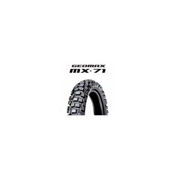 ダンロップ GEOMAX MX71 110/90-18 61M WT リア DUNLOP ジオマックス MX71 （ハード路面用 公道走行不可） 289555