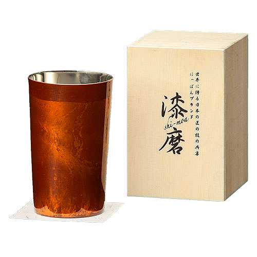 ウチキ 漆磨 漆塗りカップ 白檀(びゃくだん) ハイボールカップ 赤(二重構造) SCW-H502 (倉庫AN)の通販は