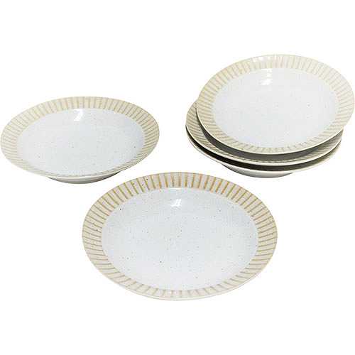 ラジアル カレー皿5枚組 K50606726 (倉庫AN)の通販は