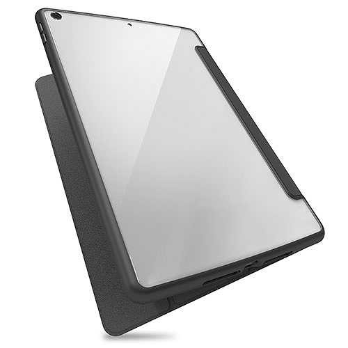 エレコム iPad 第9世代/TOUGH SLIM LITE/フラップ付/ブラック TB-A21RTSLFCBK (倉庫AN)