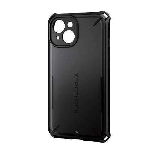 エレコム iPhone 15 ハイブリッドケース/ZEROSHOCK Solid/極限保護/ブラック PM-A23AZEROSBK (倉庫AN)の通販は