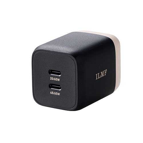 エレコム ILMF USB Power Delivery 65W キューブAC充電器 ブラック MPA-ACCP43BK-IL (倉庫AN)の通販は
