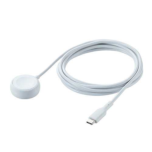 エレコム Apple Watch磁気充電ケーブル 高速充電対応 スタンダードタイプ USB Type-C 2.0m ホワイト MPA-AWCCQ20WH (倉庫AN)の通販は 6,247円
