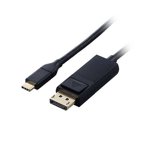 エレコム USB Type-C(TM) - DisplayPort(TM)変換ケーブル 2m ブラック CAC-CDP20BK2 (倉庫AN)の通販は