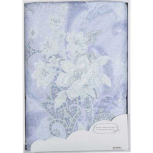 西川 ゴーライト 羽毛肌掛けふとん ブルー B9160060 (倉庫AN)の通販は