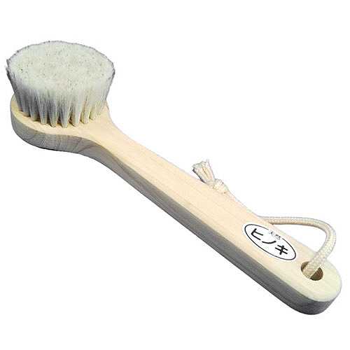 カナヤブラシ産業 フェイスブラシ ヒノキ/白馬毛 kanayabrush00596 (倉庫AN)の通販は