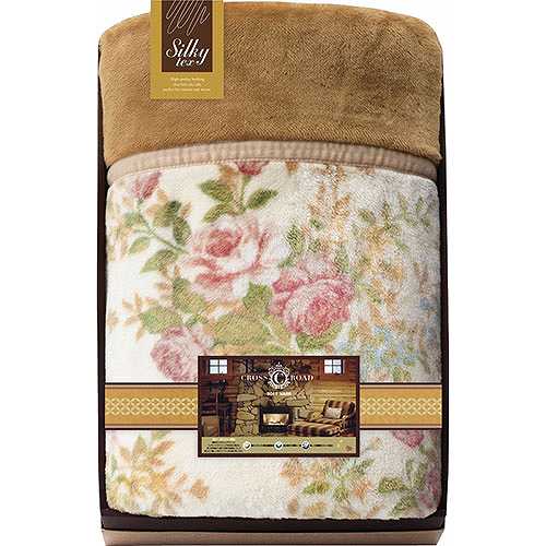 クロスロード あったかアイデア&厳選素材 厚手の衿付き毛布 B9148027 (倉庫AN)の通販は