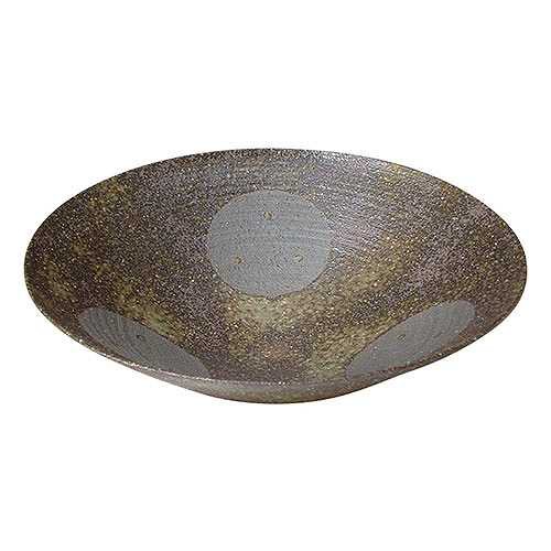 京焼・清水焼 灰緑丸 8寸鉢(竹ス付) 8寸鉢(約φ235×70mm)・竹ス×各1 日本製 22506304 (倉庫AN)の通販は 6,864円