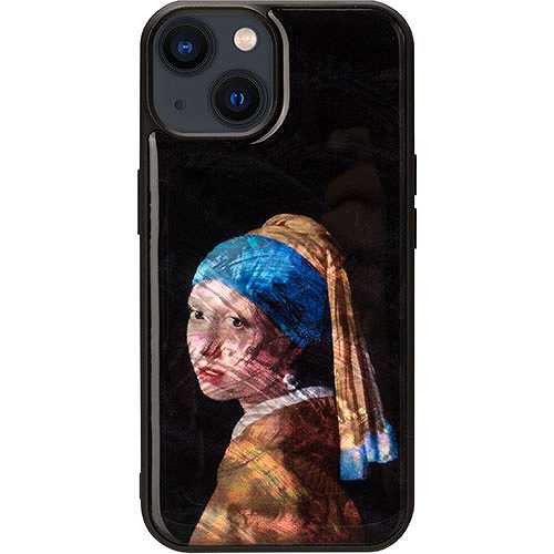 ikins アイキンス 天然貝ケース for iPhone 15 真珠の耳飾りの少女 I25463i15 (倉庫AN)の通販は