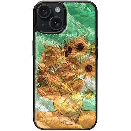ikins アイキンス MagSafe対応天然貝ケース for iPhone 15 ひまわり I26507i15 (倉庫AN)の通販は