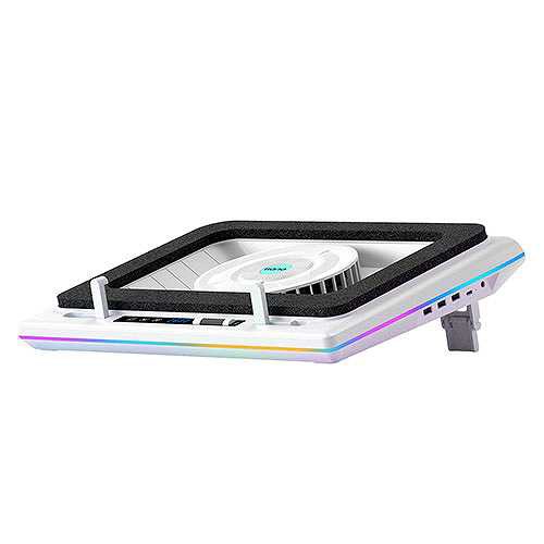 llano ノートパソコン 冷却パッド RGBライトモード 15-19インチ対応 ホワイト V12RGB-WH (倉庫AN)の通販は
