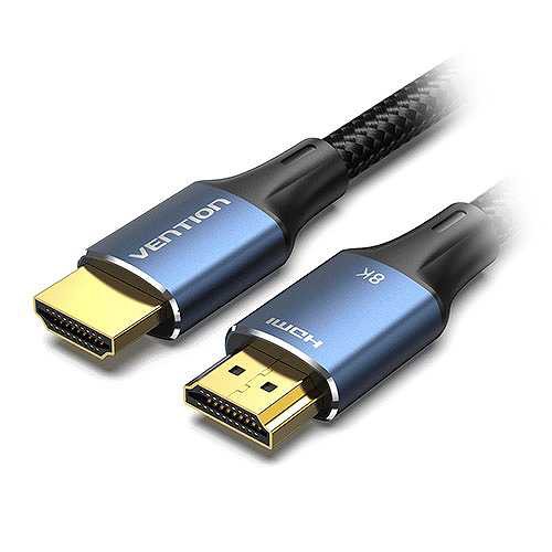 VENTION HDMIケーブル コットン編み 8K対応 アルミニウム合金 5m ブルー AL-1208 (倉庫AN)の通販は
