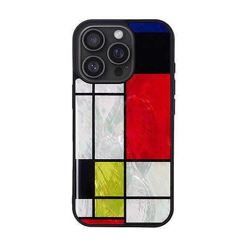 ikins アイキンス MagSafe対応天然貝ケース for iPhone 16 Pro Mondrian I27100i16PR (倉庫AN)の通販は