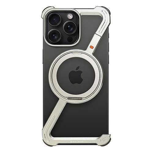 Hacray ハクライ 360 RingStandバンパー for iPhone 16 Pro Max アルミ・シルバー HR27183i16PM (倉庫AN)の通販は