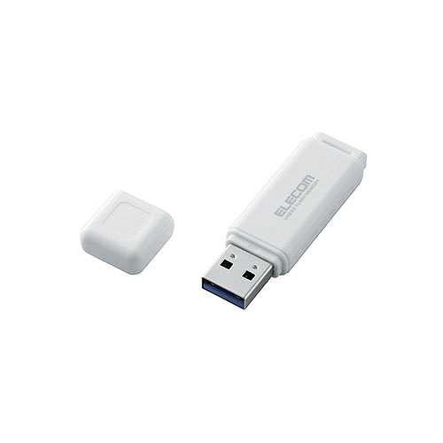 【5個セット】エレコム USBフラッシュ/16GB/USB3.0/ホワイト MF-HSU3A16GWHX5 (倉庫AN)