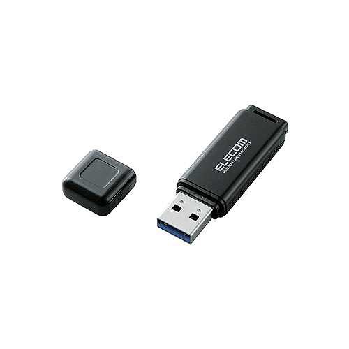 【5個セット】エレコム USBフラッシュ/16GB/USB3.0/ブラック MF-HSU3A16GBKX5 (倉庫AN)