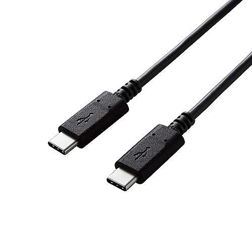 【5個セット】エレコム USB2.0ケーブル/C-Cタイプ/認証品/PD対応/3A出力/1.0m/ブラック U2C-CC10NBK2X5 (倉庫AN)の通販は