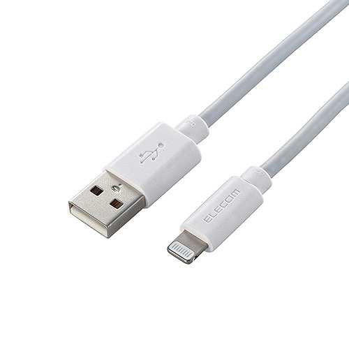 【5個セット】エレコム Lightningケーブル/スタンダード/2.0m/ホワイト MPA-UAL20WHX5 (倉庫AN)の通販は 9,751円