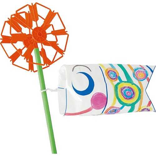 【30個セット】ARTEC こいのぼり やぐるまセット ATC2496X30 (倉庫AN)の通販は