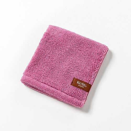 【5個セット】楠橋紋織 くすばしタオル KuSu organic クスオーガニック ウォッシュタオル 33cm×34cm ピンク(PBP YARNプロジェクト対象) 1-68031-51-PX5 (倉庫AN)の通販は 7,250円