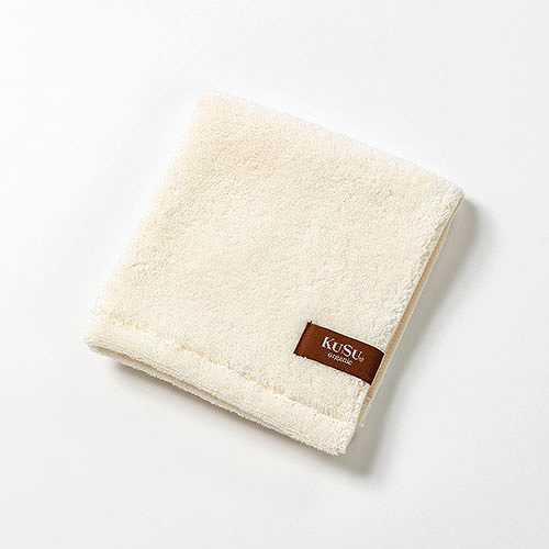 【5個セット】楠橋紋織 くすばしタオル KuSu organic クスオーガニック ウォッシュタオル 33cm×34cm ベージュ(PBP YARNプロジェクト対象) 1-68031-51-BEX5 (倉庫AN)の通販は 7,250円