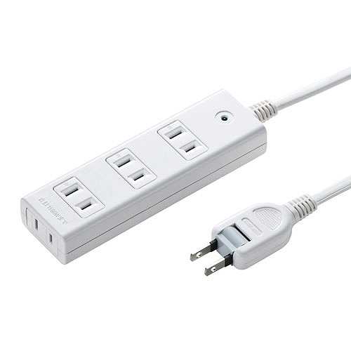 【5個セット】 サンワサプライ 雷ガードタップ 2P 4個口 2m TAP-SP2114MG-2WNX5 (倉庫AN)の通販は