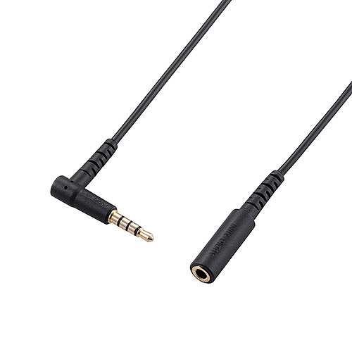 【5個セット】 エレコム マイク対応ヘッドホン・イヤホン用延長コード 約3m ブラック EHP-35EL4P30BKX5 (倉庫AN)の通販は