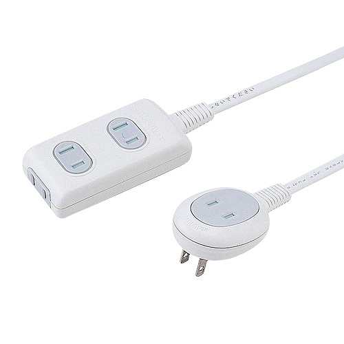 【5個セット】 サンワサプライ プラス1個口便利タップ 2P 3個口+1個口 0.5m ホワイト TAP-B9-05NX5 (倉庫AN)の通販は 7,604円