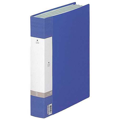 【5個セット】 LIHIT LAB. リクエスト クリヤーブック A4S 80P 青 G3204-8-BLX5 (倉庫AN)の通販は 7,685円