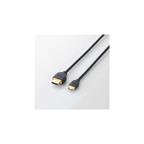 5個セット エレコム イーサネット対応HDMI-Miniケーブル(A-C) 2m ブラック DH-HD14EM20BKX5 (倉庫AN)