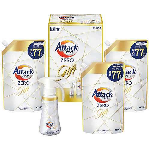 花王 アタックZEROワンハンドギフト アタックZERO詰替用(770g)×3、アタックZEROワンハンド(380g)×1 B1120545 (倉庫AN)の通販は