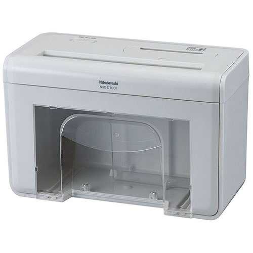 ナカバヤシ パーソナルシュレッダ デスクトップ ライトグレー NSE-DTC01LG (倉庫AN)の通販は 8,766円