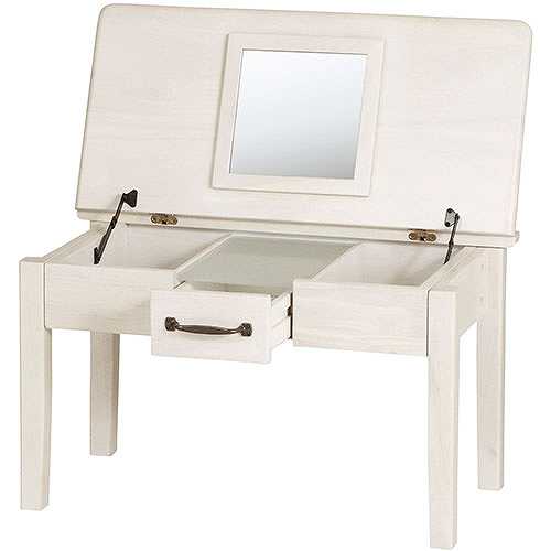 弘益 ミニヨンドレッサーテーブル ホワイト MIGNON-DS74 (倉庫AN)の通販は