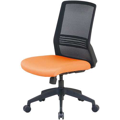弘益 オフィスチェアメッシュ張り オレンジ CK02-OR (倉庫AN)の通販は