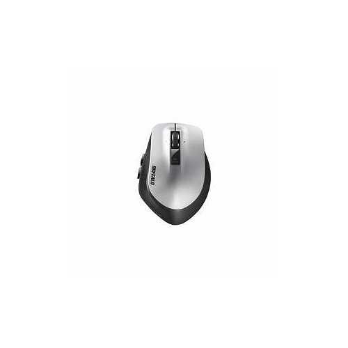 BUFFALO バッファロー BSMLW500MSV Premium Fitマウス 無線/レーザー式/静音/5ボタン/横スクロール/Mサイズ/シルバー (倉庫AN)の通販は