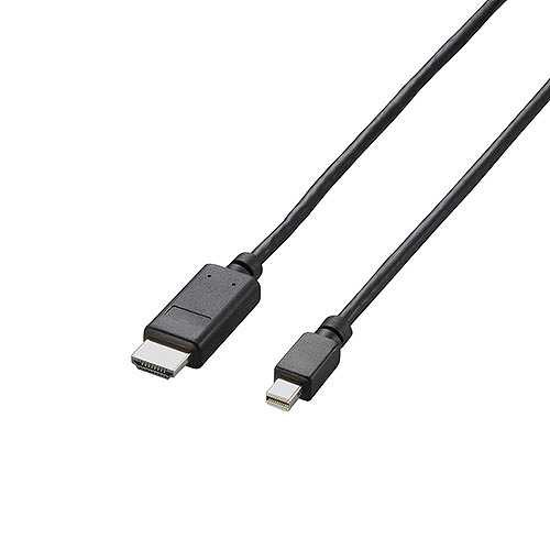 エレコム Mini DisplayPort-HDMI変換ケーブル/3m/ブラック AD-MDPHDMI30BK (倉庫AN)