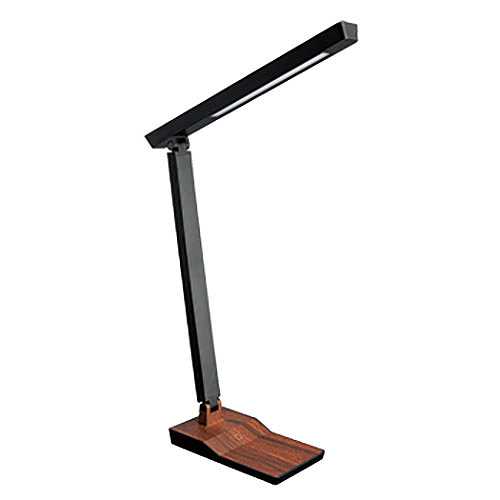 YAZAWA 5W 木目 スタンドライト 調光付 ダークウッド SDLE05N14DW (倉庫AN)の通販は 5,974円