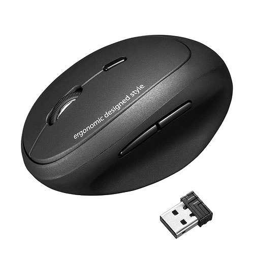 サンワサプライ ワイヤレスエルゴノミクスマウス MA-ERGW17 (倉庫AN)の通販は