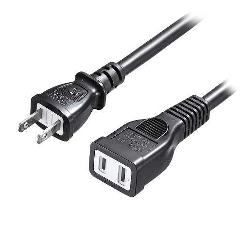 サンワサプライ 電源延長コード 形状2ピン 20m TAP-EX22-20BK (倉庫AN)の通販は 9,696円