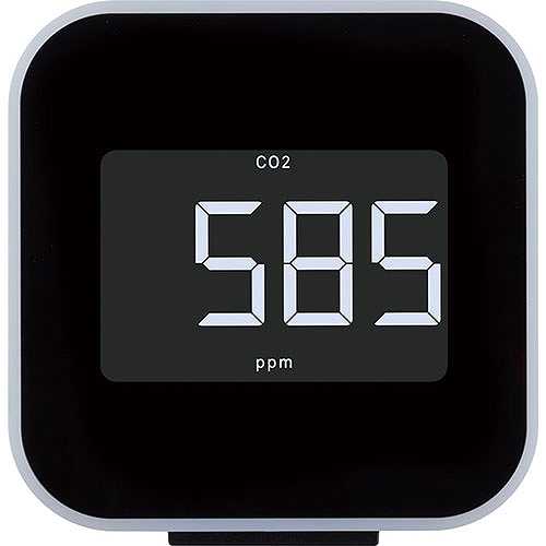 KING JIM キングジム 換気を促すCO2モニター ブラック KJ-CD20-BK (倉庫AN)の通販は