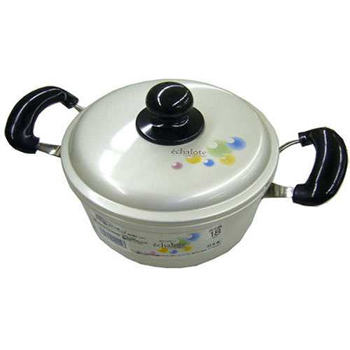 北陸アルミニウム エシャロット 両手鍋18cm MMT02007 (倉庫AN)の通販は