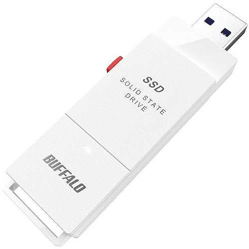 BUFFALO バッファロー 外付けSSD 1TB ホワイト SSD-SCT1.0U3WA (倉庫AN)の通販は
