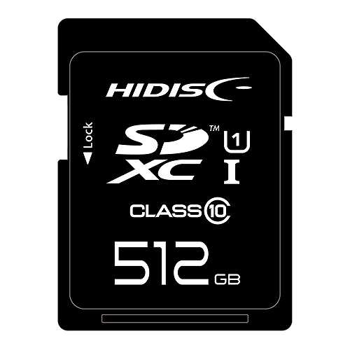 HIDISC 超高速SDXCカード 512GB UHS-I Class10 U3/V30対応 HDSDX512GCL10UIJP3 (倉庫AN)の通販は