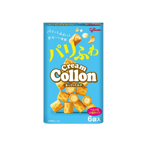 グリコ クリームコロン あっさりミルク 50個セット 8LINKの通販は